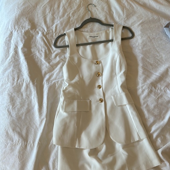 Amanda Uprichard Kya Romper in Ivory - Picture 4 of 8